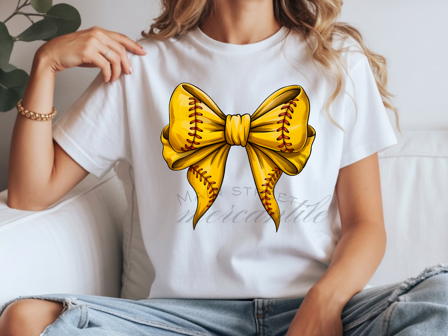 Softball Coquette Bow