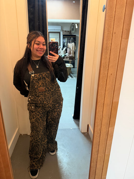 Cheetah Chic Overalls