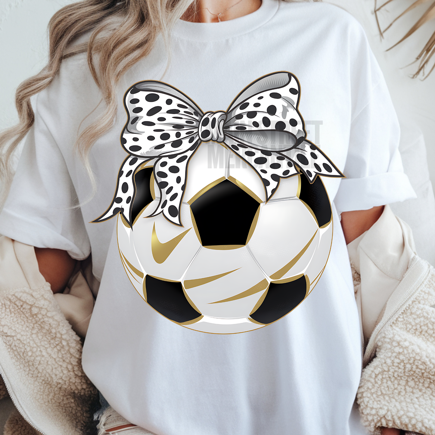 Spotted Soccer Bow