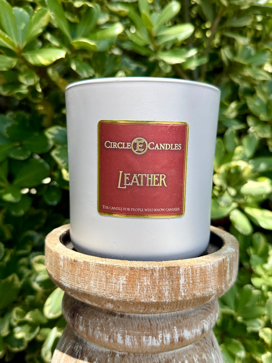 Leather - 14oz Candle