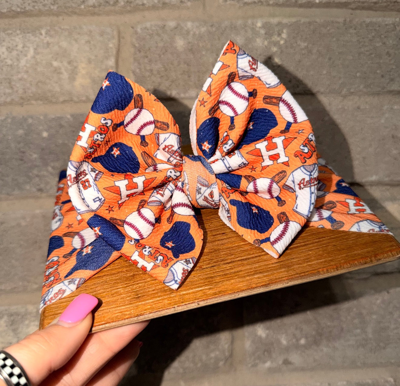 Astros Headwrap - (0-3m)