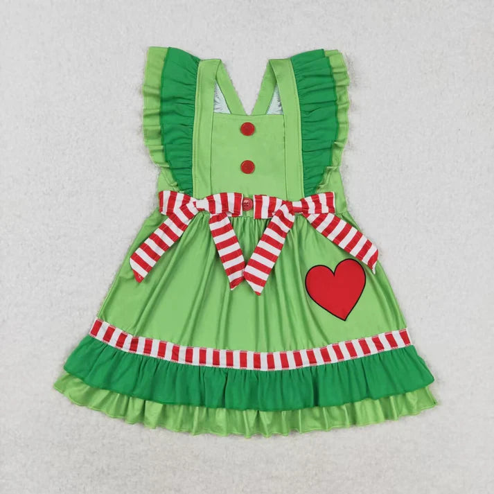Grinch Ruffle Dress