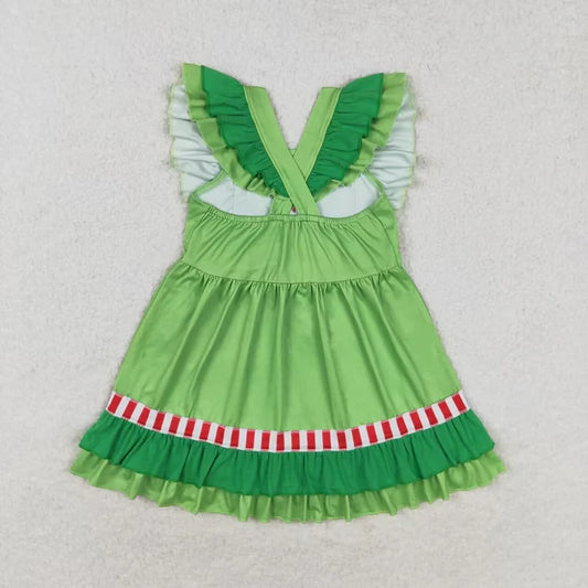 Grinch Ruffle Dress