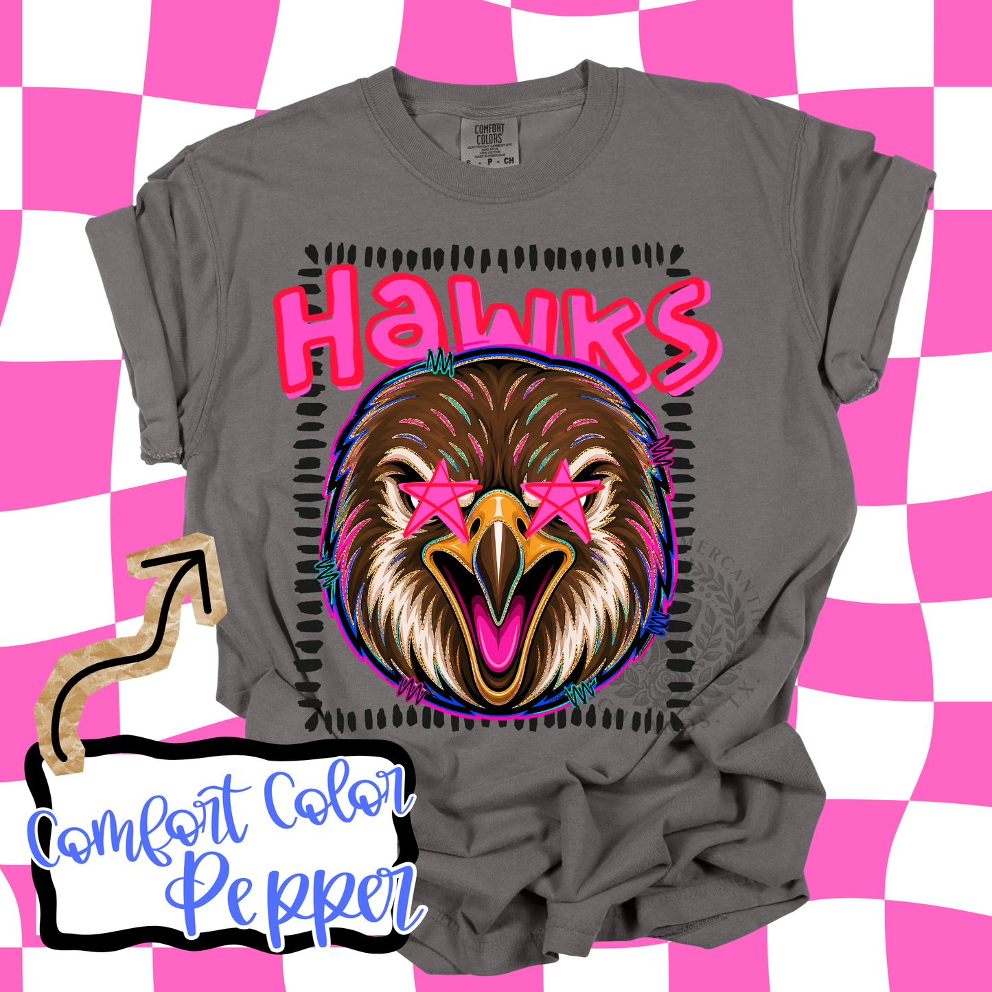 Starstruck Mascot - Hawks