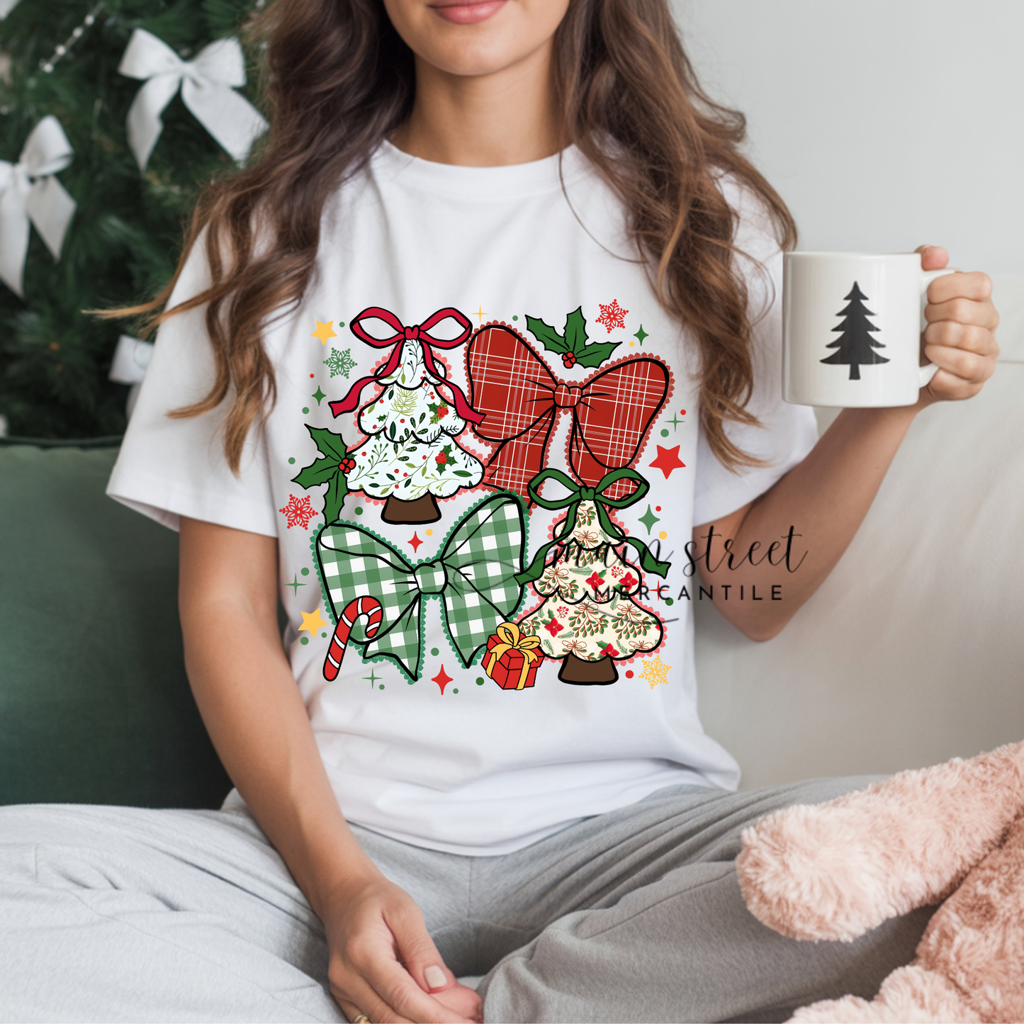 Coquette Christmas Tee