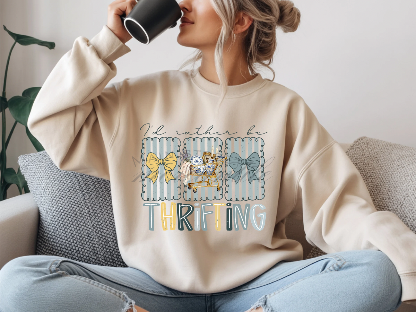 Rather Be Thrifting Coquette