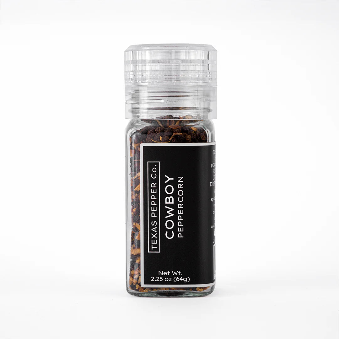 Cowboy Peppercorn - Grinder Top