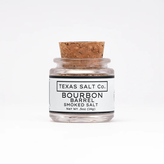 Bourbon Barrel Smoked Salt - Cork Top