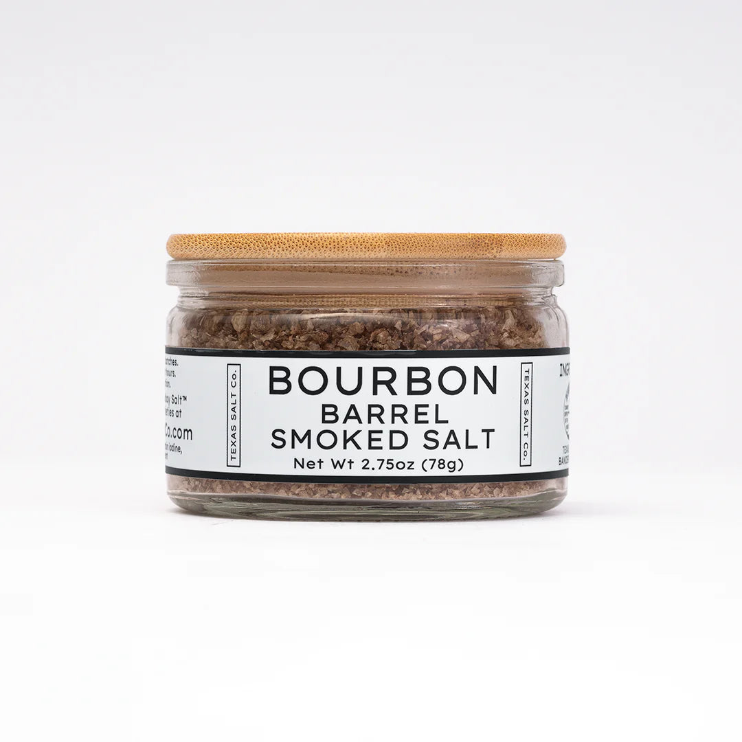 Bourbon Barrel Smoked Salt - Easy Pinch Jar
