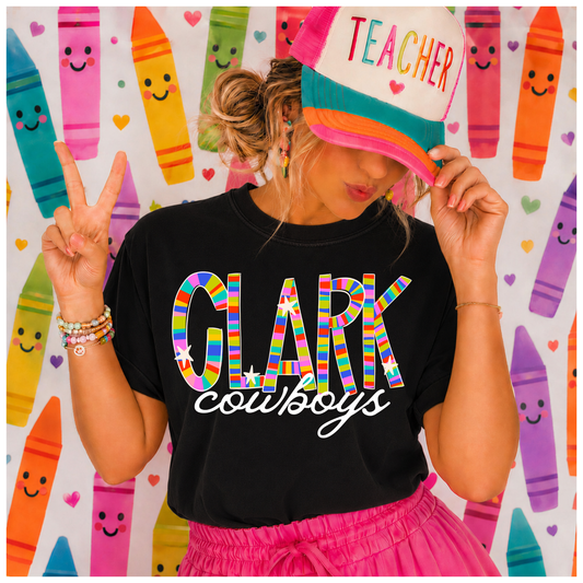 Color Wheel Clark Cowboys