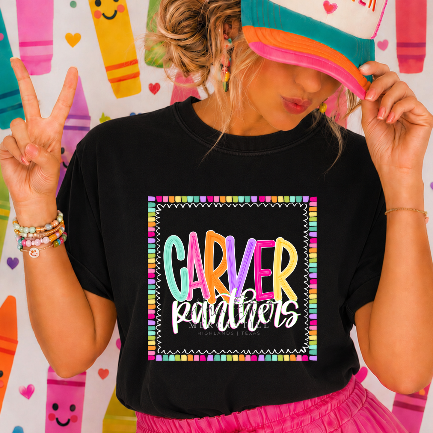 Color Pop -  Carver Panthers