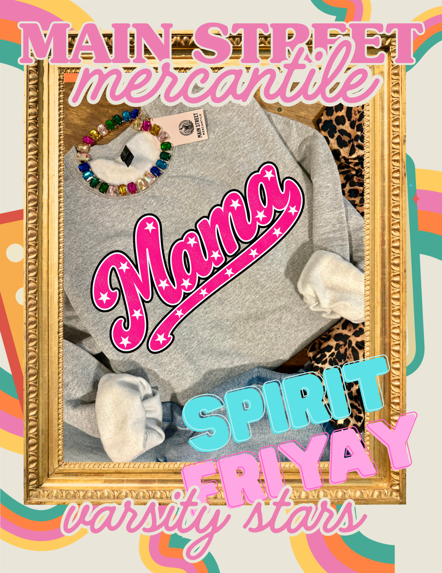 Varsity Stars - Mama (Pink)