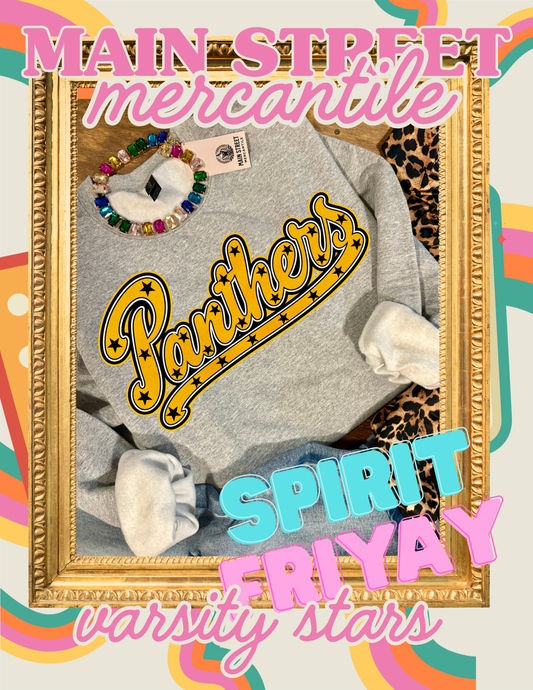 Varsity Stars - Panthers (Gold/Black)