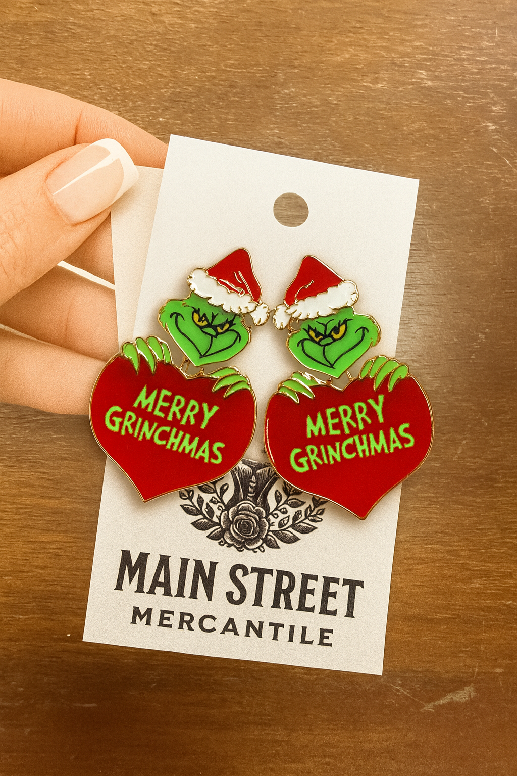 Merry Grinchmas Earring