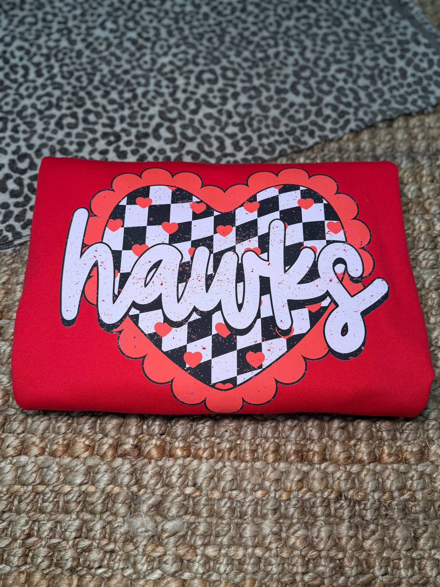 Hawks - Small Red Sweatshirt