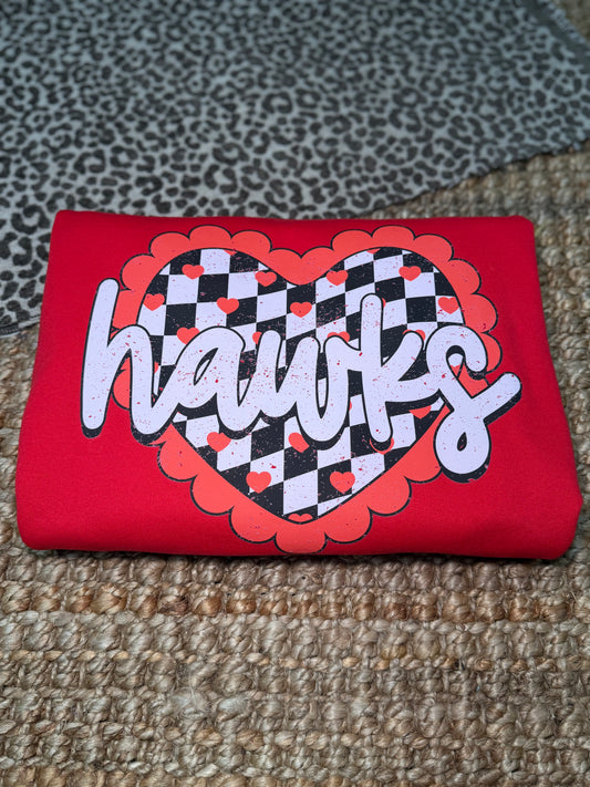 Hawks - Small Red Sweatshirt
