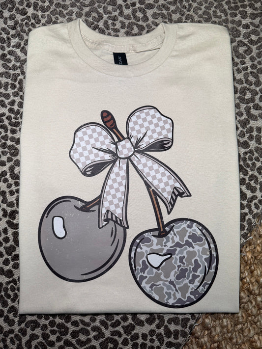 Camo Chic Cherry Tee