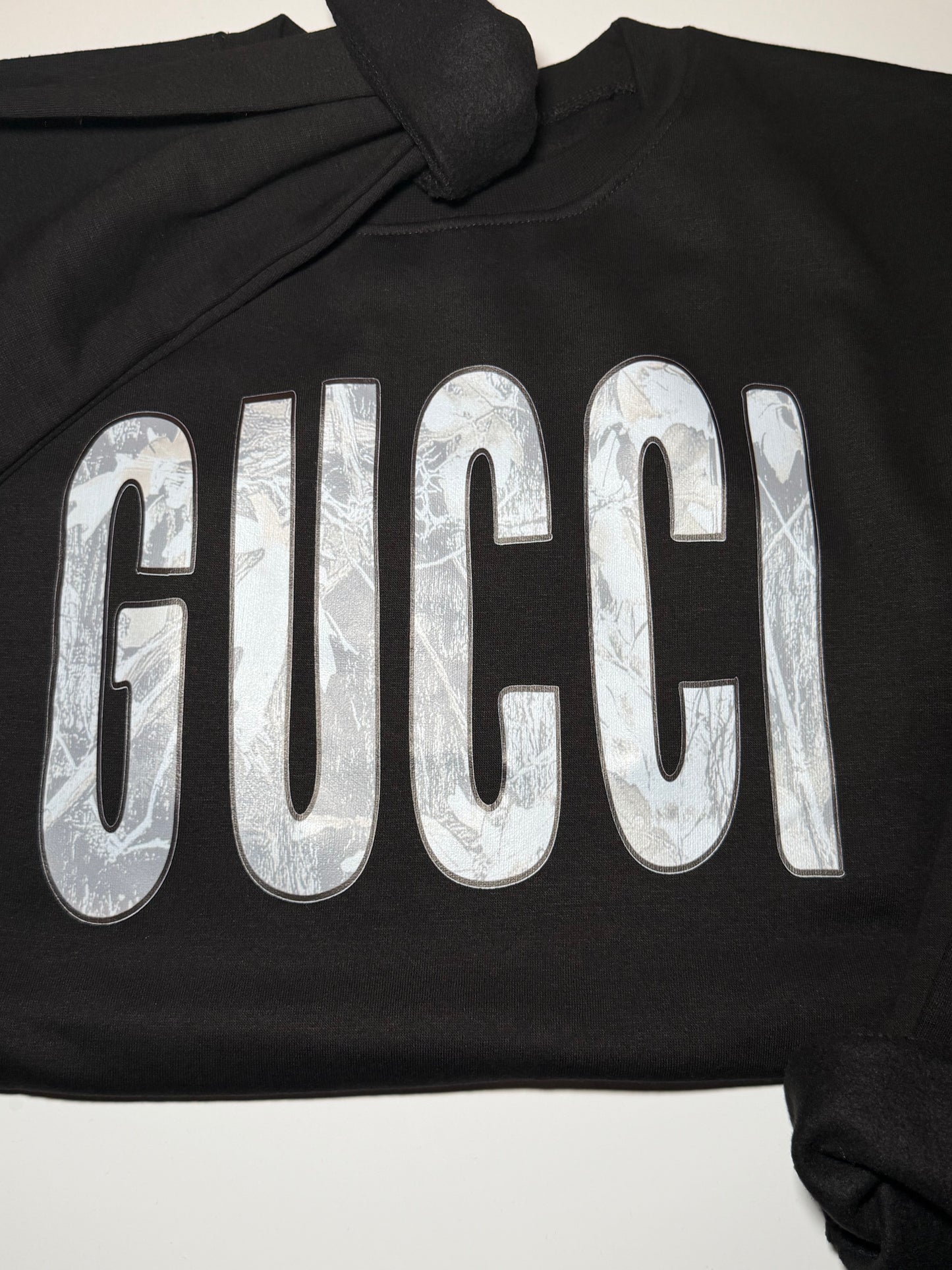 Boujee Camo Sweatshirt - Black