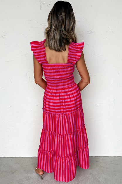 Bodice Tiered Maxi Dress