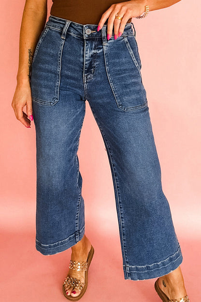 Ashleigh Cropped Wide Leg Jeans