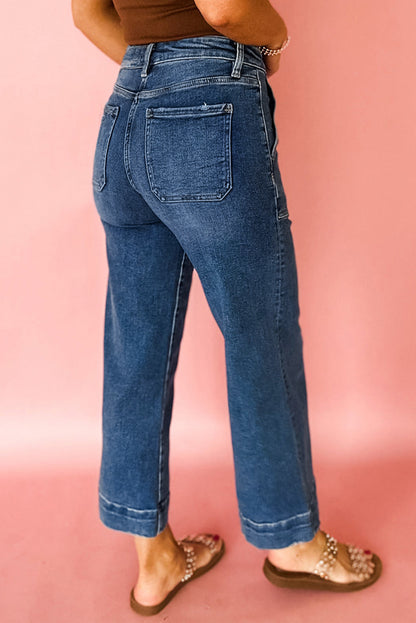 Ashleigh Cropped Wide Leg Jeans