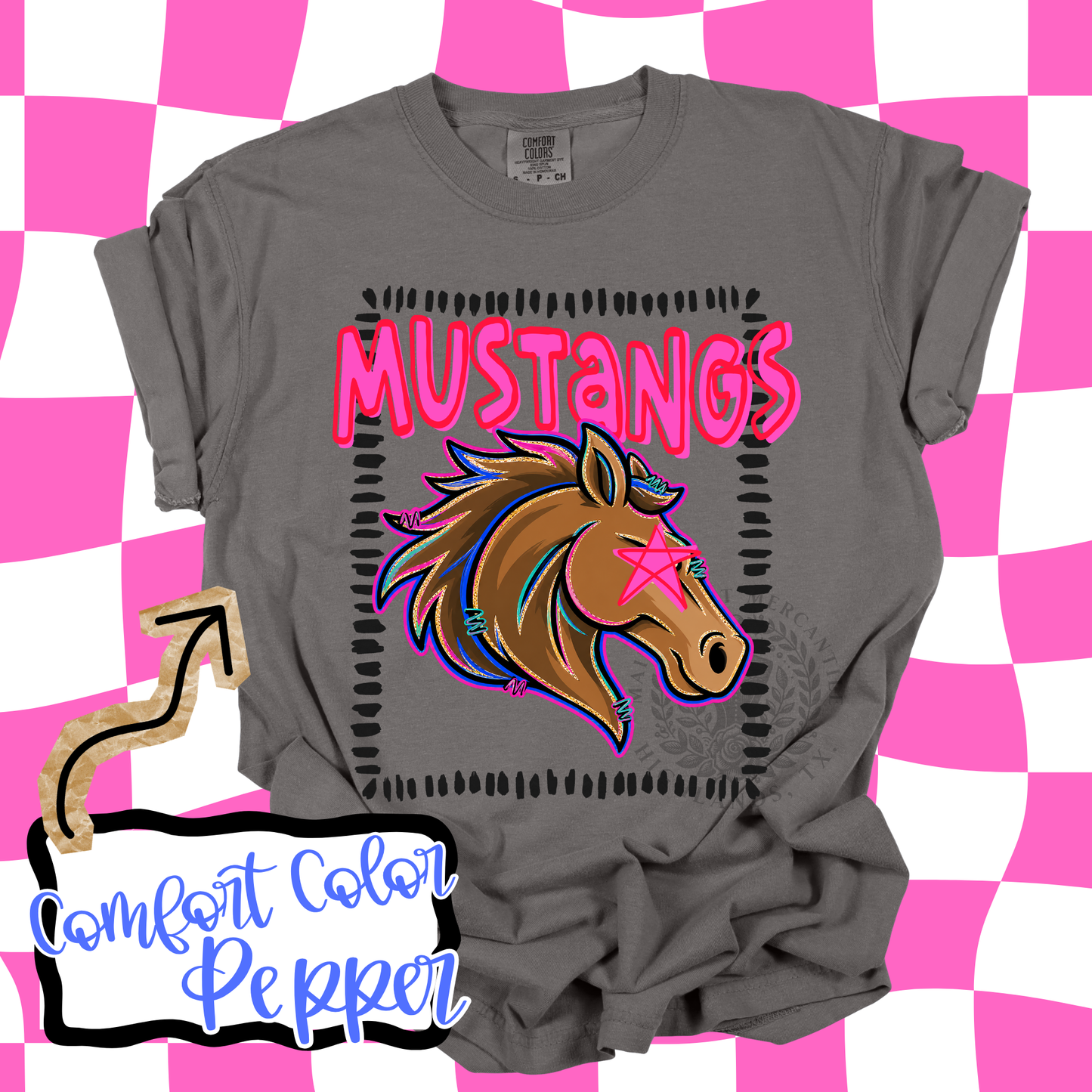 Starstruck Mascot - Mustangs 2
