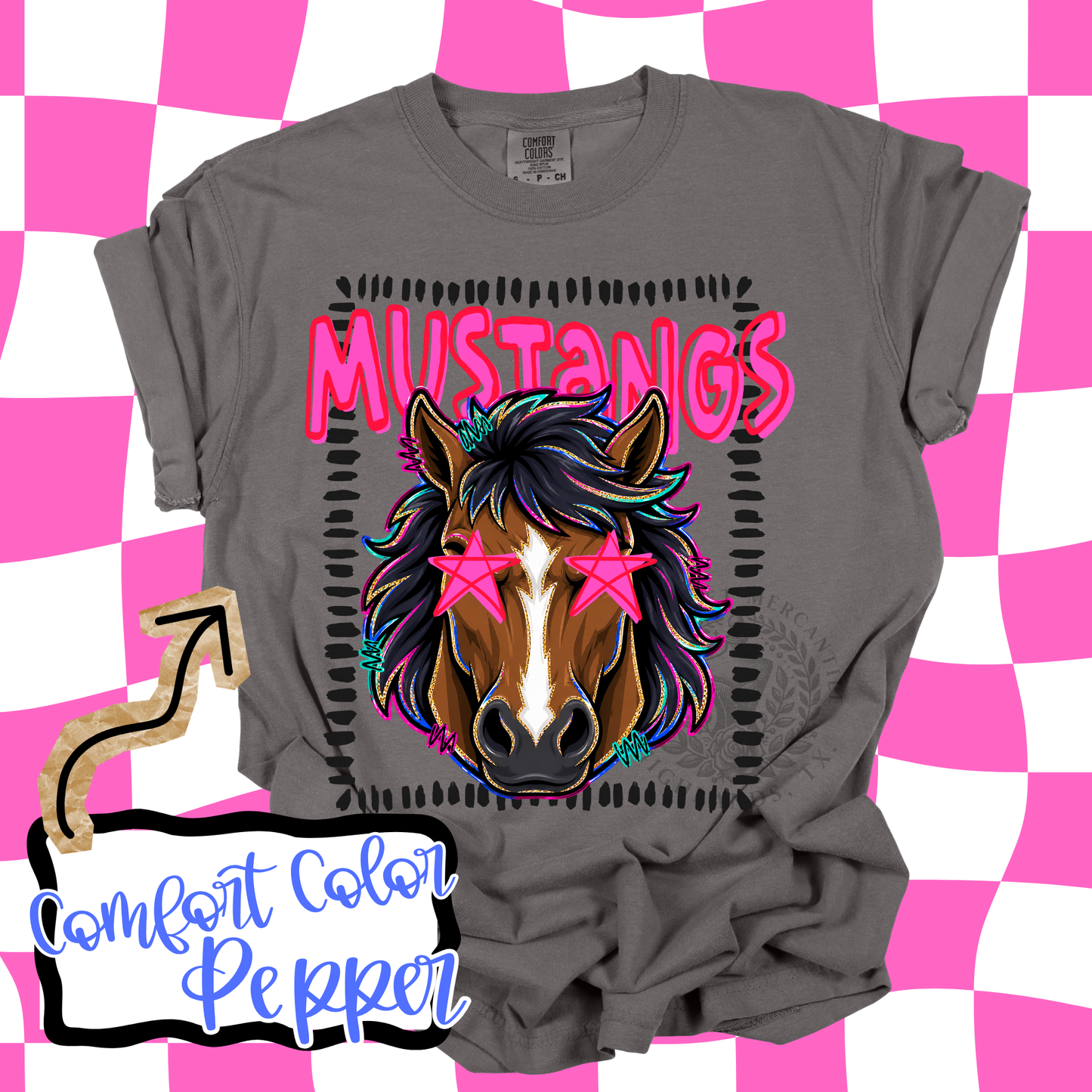 Starstruck Mascot - Mustangs 1