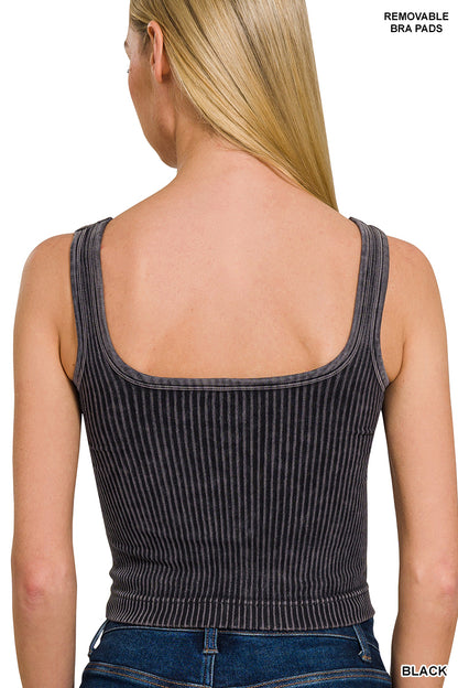 StoneFlex Seamless Ribbed Bra Tank
