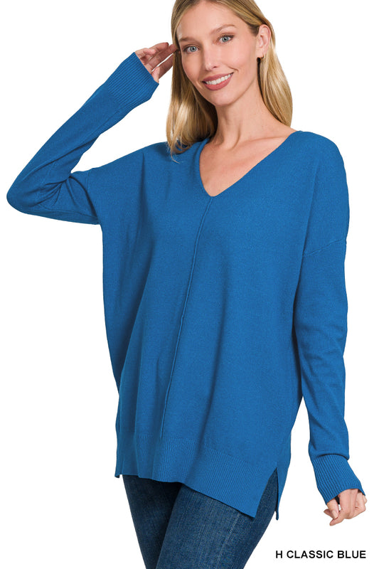 Viscose Front Seam Sweater