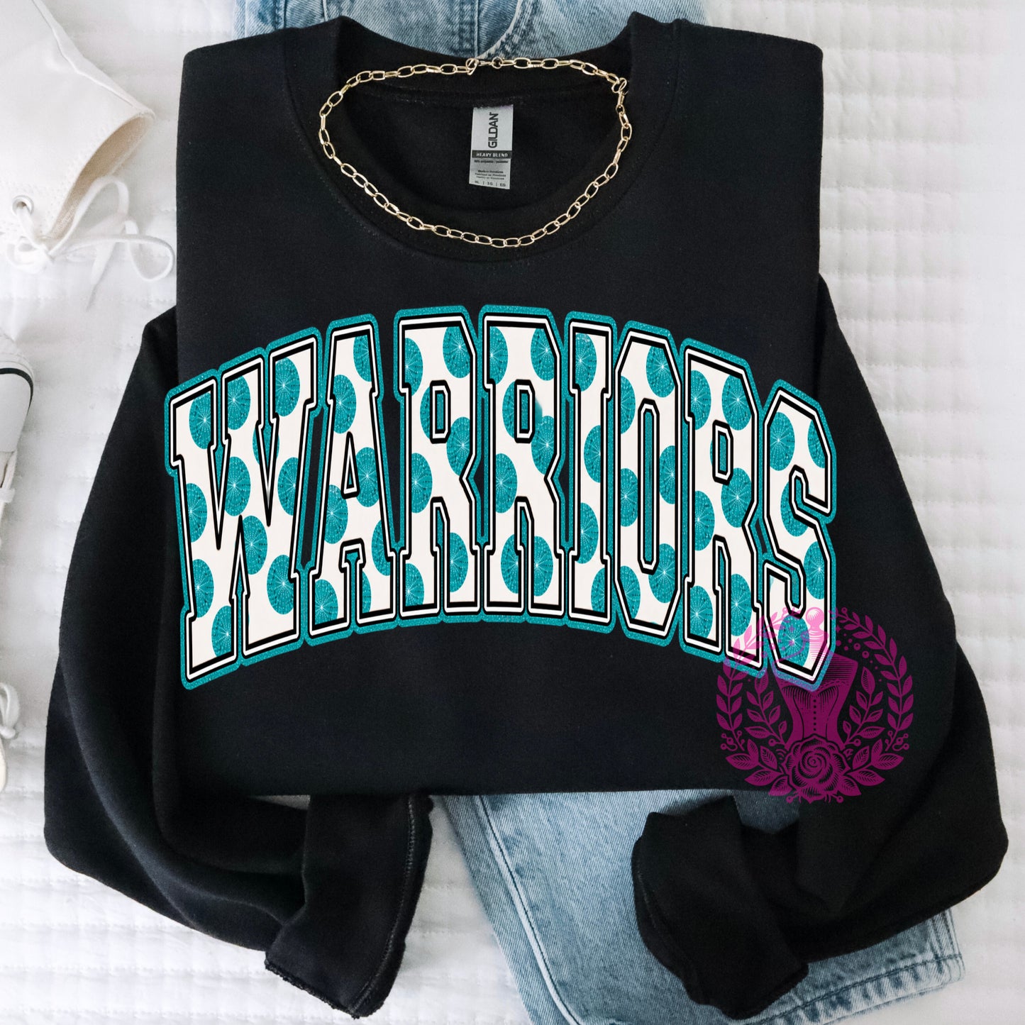 Polka Dot Mascot - WARRIORS